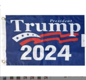 Drapeau Trump 90X150cm bannière de campagne électorale Trump créative drapeau américain suspendu 2024 président USA bannière imprimée en Polyester
