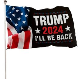 Trump vlaggen 3x5 Ft 2024 herkozen Take America Back vlag met koperen ringetjes patriottische G0207