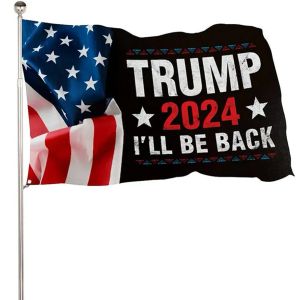 Drapeaux Trump 3x5 pieds 2024, drapeau de réélection de l'Amérique avec œillets en laiton, patriotique G0207
