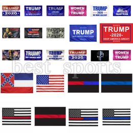 Drapeaux Trump 90 * 150cm Trump 2020 Keep America Great US Mississippi State Flags Président Trump Election Flags CYZ2707 300Pcs Sea Shipping