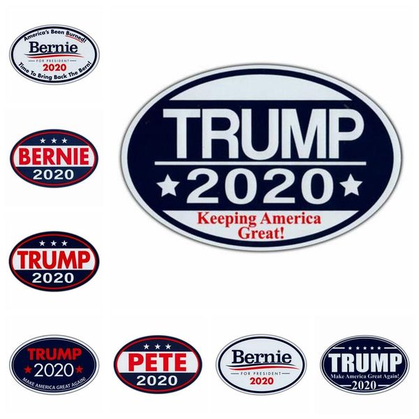 Trump réfrigérateur aimants autocollants 8 styles 14x9x0.1 cm garder l'Amérique grande élection présidentielle américaine Trump partisan décoration de la maison XD23216