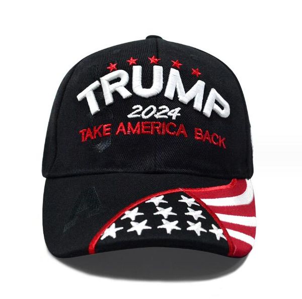 Trump Hat 2024 Casquettes de baseball électorales actives en plein air présidentielles des États-Unis Take America Back Save America Caps Casquettes de sport en coton à rebond réglable