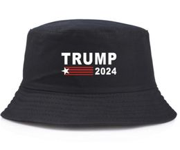 Trump Hat Zomer Sunshade Fisherman Petten 2024 Presidentiële verkiezingsdop Party Caps