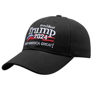 Trump Hats Party Party Brodery Baseball Caps Keep America Great USA Presidential élection 2024 Trump Chapeaux