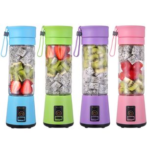 Presse-agrumes électrique Portable multifonctionnel USB, Mini mélangeur de jus de légumes Rechargeable de 380ml pour la cuisine