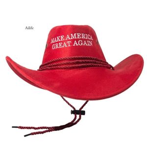 Trump Red Hat Rendre American Great Again à la broderie Men et femmes Style ethnique Retro Knights Hats 0418