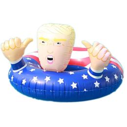 Trump Swimming Pool Party Party Summer PVC flotte une bague de natation gonflable pour les adultes