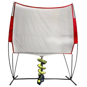 Machine à lancer des balles de Tennis Portable TS 02, avec alimentation en filet, libre-service, pratique de raquette à balançoire unique, 231225