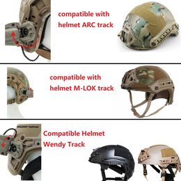 TS TAC-SKY CASHET TACTICAL ARC / WENDY / MLOK Rail Adaptateur compatible avec Earmor M32X / M31X-Mark3 Milpro Military Headset
