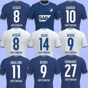 TSG 1899 Hoffenheim 23 24 camisetas de fútbol tailandesas de calidad camisetas de fútbol personalizadas para adultos BEBOU #9 DABBUR #10