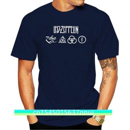 Tshirt Runen Alle 4 Ontwerp Heavy Metal Rock Band T-shirt Ademend Crewneck EU Size Katoen Tee Tops 220702