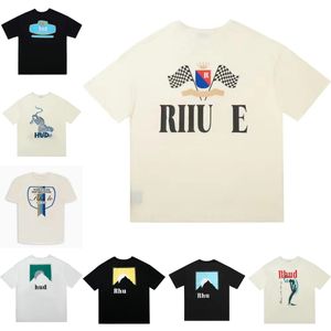 Camiseta camisas camisa de diseñador hombres camiseta para hombre moda unisex Rhu Brangdy camisa versión superior 260g ropa de calle de algodón puro precio al por mayor