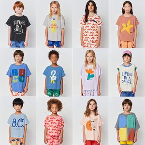 T-shirts Bobo Korea Childrens Tshirt Lente Zomer Insstyle Baby Jongens en Meisjes Casual Cartoon Korte Mouw Tops Shorts 111Y 230601