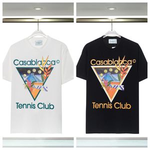 Tshirts Casablanc Designer Shirt Man Woman Shirts Luxury Mens Tshirts Summer Sétières à manches surdimensionnées Tops Tops Football Shirt Sport Tshirt Casa T-shirt