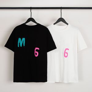 Tshirts Designer T-shirts masculin pour hommes colorés graffiti mousse imprime t-shirt mode d'été