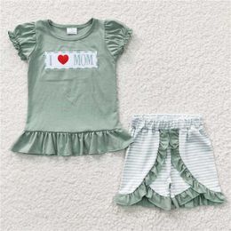 T -shirts mode babymeisjes cartoon print schattige jurk met lange mouwen groothandel boetiek kinderen kleding rts rok 230322