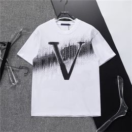 T-shirts Mode T-shirts Hommes Femmes Designers T-shirts T-shirts Vêtements Tops Homme S Casual Poitrine Lettre Chemise Luxurys Vêtements Manches Bur Vêtements Taille M-3XL # 002