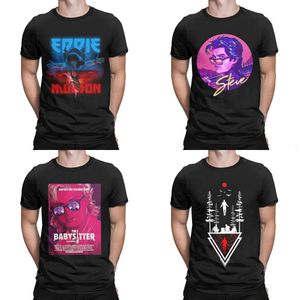 TSHIRTS MEN'S MAX FRANT DE VECNA ECOCON SCÈNE HIPSTER Coton Pure Tees Short Stranger Things Things Saison 4 Crew Neck Tops 4xl 5xl 230110 XL