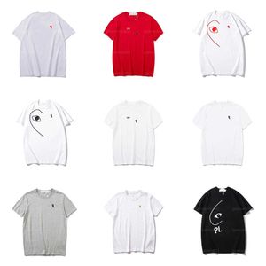 Camisetas Diseñador hombres camiseta jugar camiseta Bordado Manga corta Algodón puro Cuello redondo Jersey Top Deportes Casual Camiseta de verano Pareja Diseñadores Camisetas