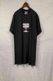 Tshirts Men039s Kith Kiss Tokyo Limited Cherry Tree Spring and Summer Mode imprimé à manches courtes Couc rond