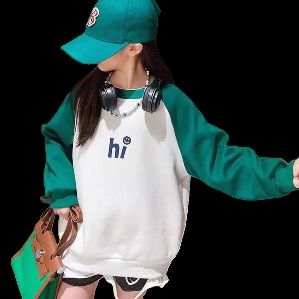 T-shirts chandails vêtements Cool 2023 coréen enfants fille garçon à manches longues décontracté Sport Streetwear loisirs tout Match 230628