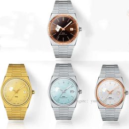 Tso Prx Nieuwe Heren Drie Naalden Automatische Prx Mechanische Stalen Band Horloges Horloges 35mm 40mm 2813 Beweging Vintage Horloge Naviforce