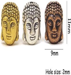Componentes de tsunshine Buda Bobas de metal espiritual pequeñas Mezclas Colors SilverGoldbronze Spacer para joyas para hacer brazalete2764689