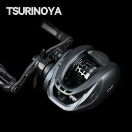 Tsurinoya 135G Aas Finesse Low Profile Baitcast Reel Dark Wolf 50s 4kg Ligh Game Casting Fishing Reel 7.1 1 6.1G Sallow Spool 240511
