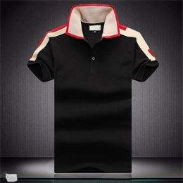 TT Topkwaliteit Solid Color Mens Polos Shirts 100% Katoen Korte Mouw Casual Polos Hommes Fashion Summer Revers Male Tops 220402