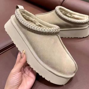 Tasman Pantoufles Femmes Australie Bottes Designer Neige Hiver En Peau De Mouton Botte Tazz Plateforme Fourrure Plat Pantoufle Classique Ultra Mini Daim Laine Bottines US 4-13