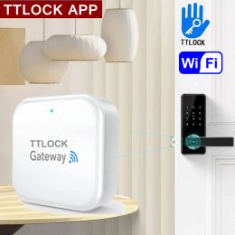 TTLOCK APP G2 / G3 WiFi Gateway Hub Smart Home for ttlock Door Lock Déverrouiller Bluetooth à Wi-Fi Converter Voice pour Alexa Google