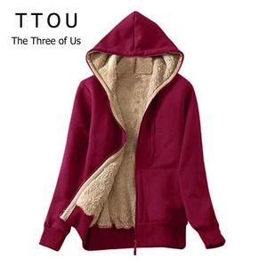 Chaquetas para mujer OU Mujeres Casual Faux Fur Lambswool Chaqueta Otoño Invierno Cremallera Abrigo Reversible Chaquetas de béisbol Mujer Outwear