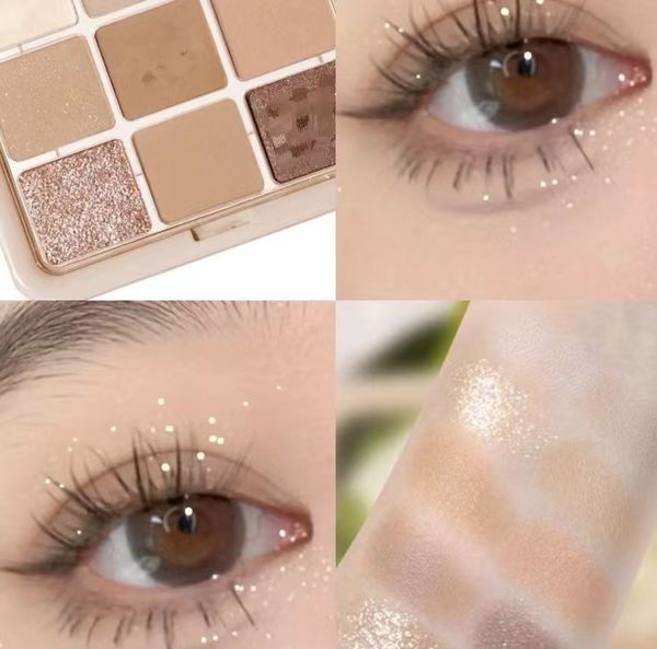 tttttt crème pour les yeux humide et sauvage surligneur crème de maquillage pour les yeux dorés pinceaux de maquillage pour les yeux plus élevés fard à paupières 4454674