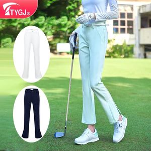 Ttygj Femmes Slim Golf Pantalon Automne Elastique COSTALAGE FARNELLE PANSERS MEDIALES PLANTS SPORTS PLAIS PLAIS