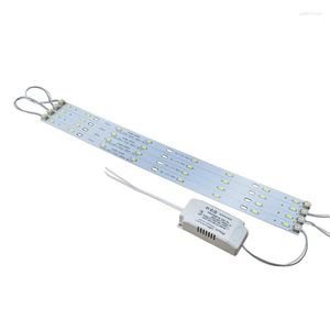 Módulo de luz de techo de tubo fuente 32W 40W 24W 18W 5730 reemplazo de lámpara de barra LED 220V con soporte magnético y controlador