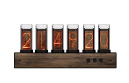 Tube Nixie horloge moderne Design créatif numérique Table bureau horloge décor décorations pour la maison rétro exquis lueur Nixie Tube horloge 240116