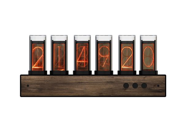 Tube Nixie Reloj Diseño creativo moderno Mesa digital Reloj de escritorio Decoración Decoraciones para el hogar Retro Exquisito resplandor Nixie Tube Clock 231220