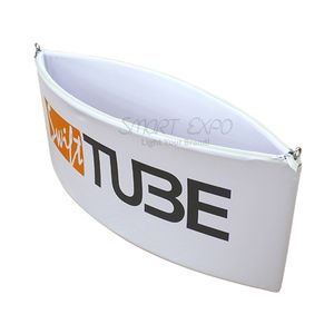 Tube ovaal hangende banners Pivotal promotionele tool ontworpen om uw merk te promoten (10x3.5ft)