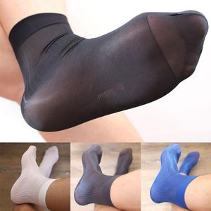Heren sokken tube business fasion dunne mannen pure geschenken voor formele slijtage sexy ademend hosiery 2021
