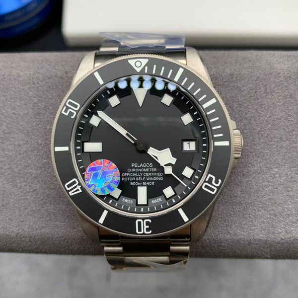 Tudors Pelagos M25600TN ZF Factory 1:1 SuperClone AAAAA 5A Calidad 42 mm Relojes para hombre Cierre autoajustable Titanio Movimiento mecánico automático Zafiro A1