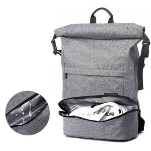 TUGUAN sac à dos étanche pour hommes grande capacité 17 pouces sac à dos pour ordinateur portable multifonctionnel pliable sacs de voyage pour adolescents