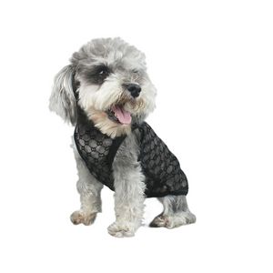 Tulle Chien Vêtements Chat Gilet Chandail Designers Marque Pet Supply Vêtements Pour Schnauzer Fadou Bichon Frise Lettres T-shirts Sumsum D2206301Z