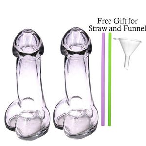 Tumblers 150Ml S Glazen Beker Grappig Penis Bril Cocktails Whisky Wijn Party Bar Club Toegewijd Kleine Mond Geen Besprenkeling Lul Sts Drop Dh4S2