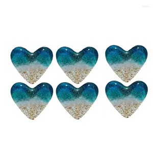 Tumblers 2X Glass Beach Pocket Heart Token Gesmolten Handgemaakte Sea Star Duurzaam