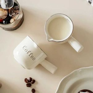 Gobelets 3oz / 90 ml tasses de mesure en céramique mini tasse de café de transfert de lait avec outils de cuisine à l'échelle H240425
