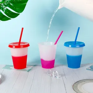 Tumblers 473 ml drinkbeker Praktische plastic drank Kinderwaterdrinkgerei Keukenbenodigdheden