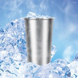 Gobelets 500ML tasse à boire froide tasses pratiques en acier inoxydable Portable écologique léger belles fournitures de voyage en plein air