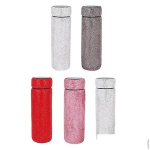 Tumblers 500 ml diamant thermosbeker draagbaar roestvrij staal huishoudelijk water creatief geschenk drop levering home tuin keuken dhgarden dhvl0