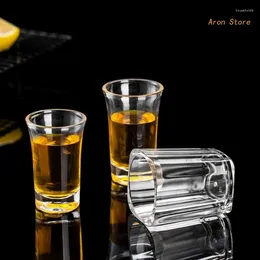 Gobelets 6pc S verres avec base lourde incassable whisky vin incassable tasse à boire tasses à bière pour bar fête maison