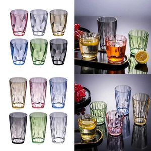 Tumblers Acryl drinkglas niet fragiele plastic wijn champagne Shatterproof Water Bar 55kf H240425